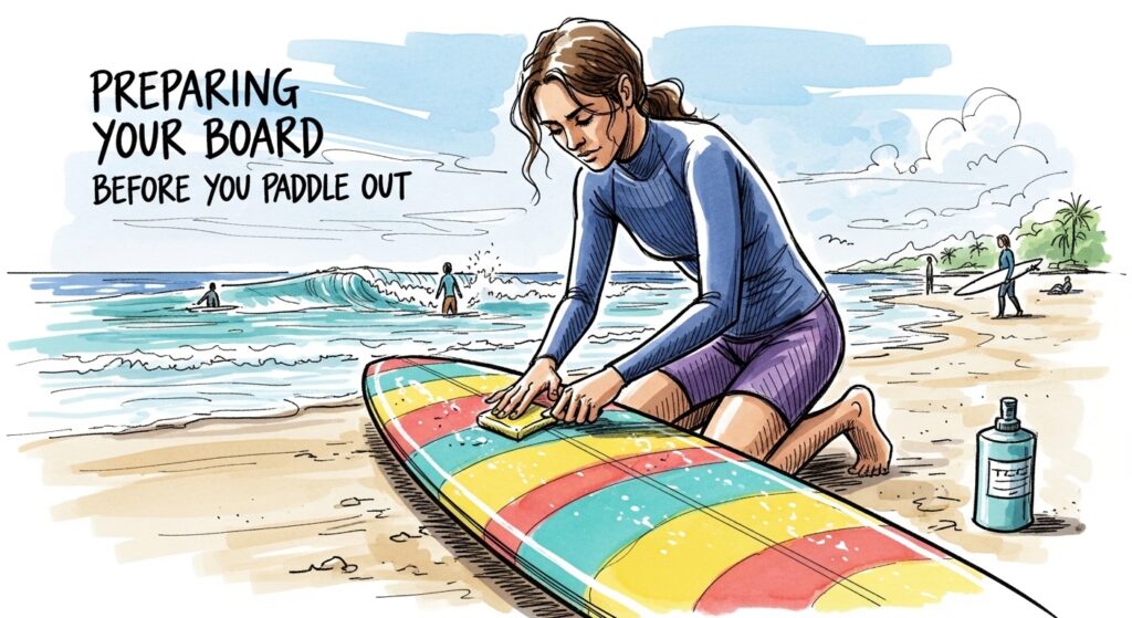 Preparing Your Board Before You Paddle Out