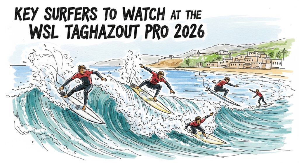 Key Surfers to Watch at the WSL Taghazout Pro 2026