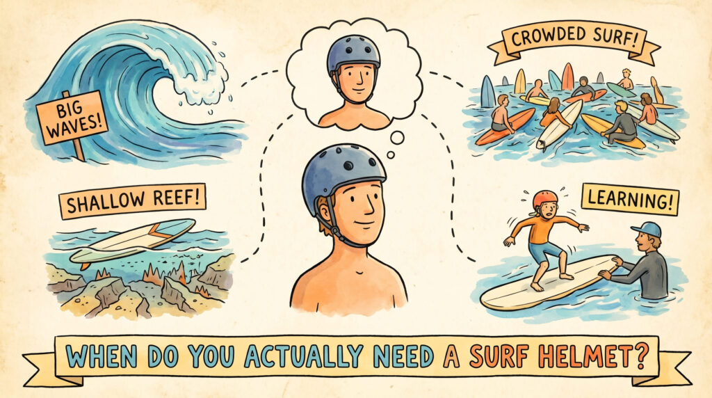 When Do You Actually Need a Surf Helmet?